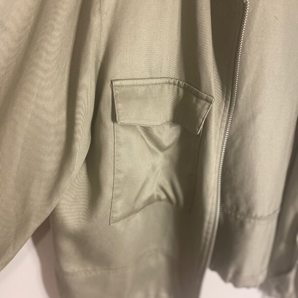 DKNY Olive Utility Windbreaker Jacket - Picture 2 of 3